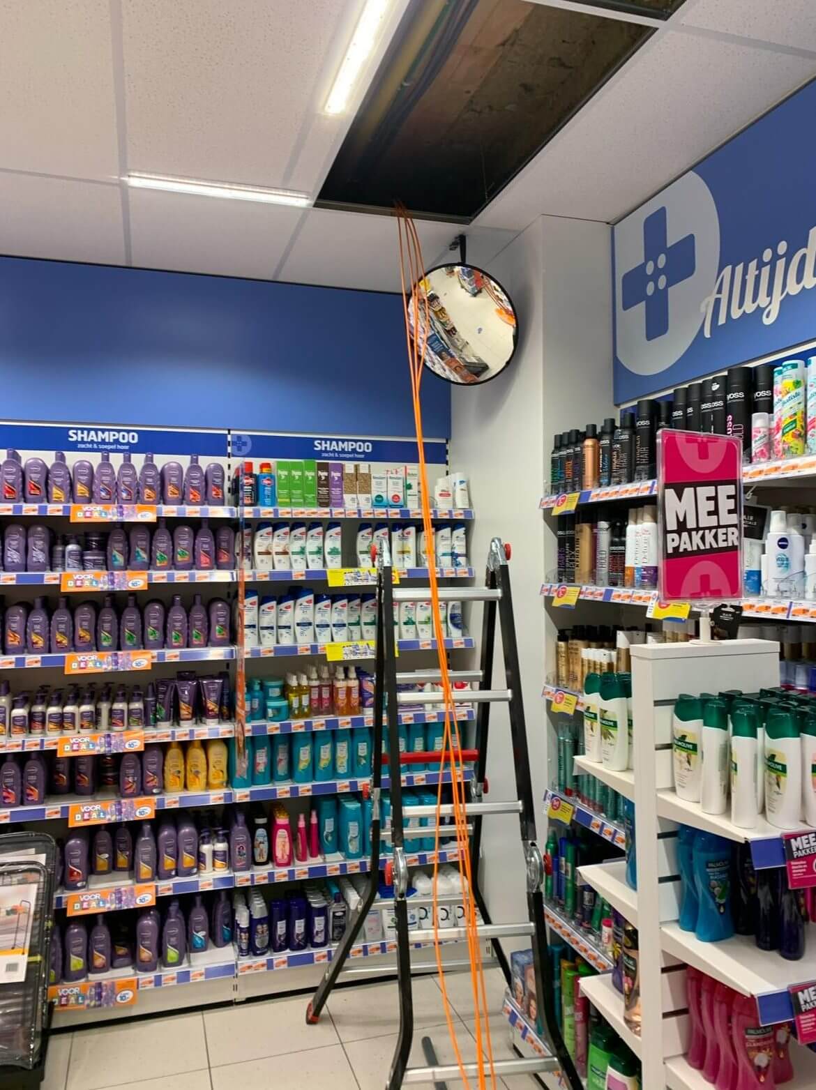 Glasvezelinstallatie in Retail